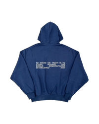 Team Hoodie - Vintage Blue, back
